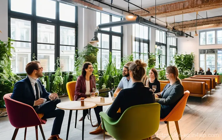 코워킹 커뮤니티의 소셜 미디어 활용 전략 - Vibrant Co-Working Space Community Event**

A lively, inviting shot of a modern co-working space in ...