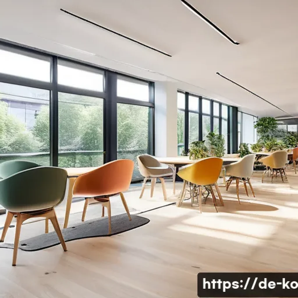 코워킹 스페이스의 고객 맞춤형 서비스 발전 - A modern German coworking space interior showcasing flexible workspace design: include a variety of ...